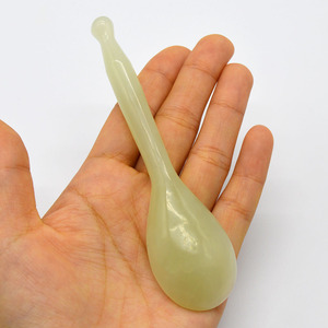 Nuovo Strumento <span class=keywords><strong>per</strong></span> <span class=keywords><strong>Massaggio</strong></span> Gua Sha a Forma <span class=keywords><strong>di</strong></span> Cucchiaio in <span class=keywords><strong>Giada</strong></span> Xiuyan <span class=keywords><strong>per</strong></span> <span class=keywords><strong>Viso</strong></span> e Corpo, Benessere e Cura della Salute, <span class=keywords><strong>Pietra</strong></span> <span class=keywords><strong>per</strong></span> Scraping - Product Image 5