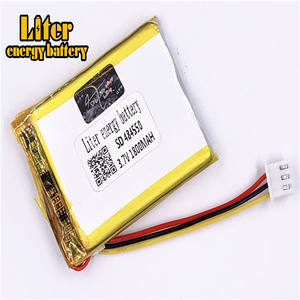 Stecker 2,5-<span class=keywords><strong>3</strong></span> P <span class=keywords><strong>3</strong></span>,7 V 484550 1800 mah Wiederaufladbare lipo batterie solar li ionen polymer lithium-batterie mit PCM - Product Image 2