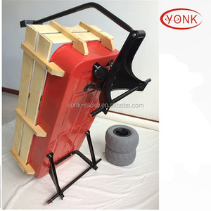 Resistente rueda grande jardín carro <span class=keywords><strong>4</strong></span> rueda camión Wagon - Product Image 6