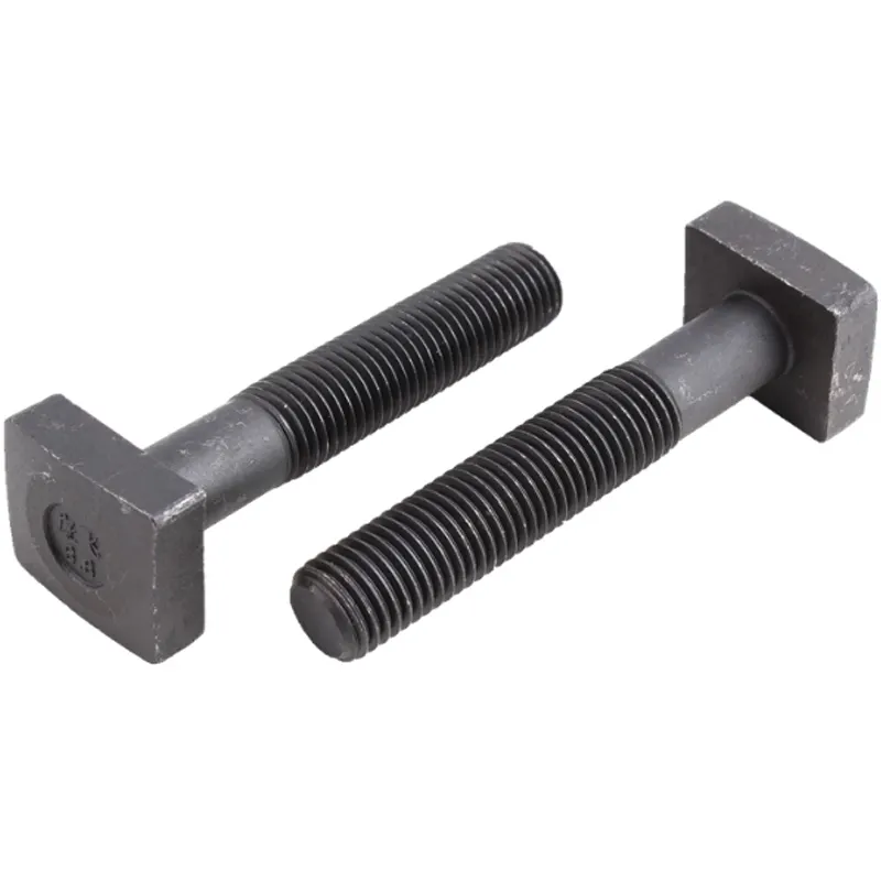 Wholesale hard square head 45# steel T screws square head lag bolts