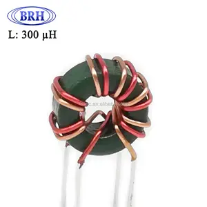 Toroidal wire wound common mode choke coil inductor 300uh