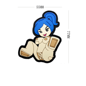 Huy Hiệu Chiến Thuật Combat Funny Hook Girls Bản Vá Lỗi Cao Su Nhãn Pvc Với Chất Lượng Cao - Product Image 2