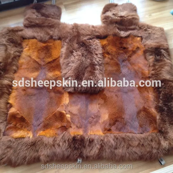 Good Quality Crazy Sale Sheepskin And Wolf Skin Car Seat Cover
