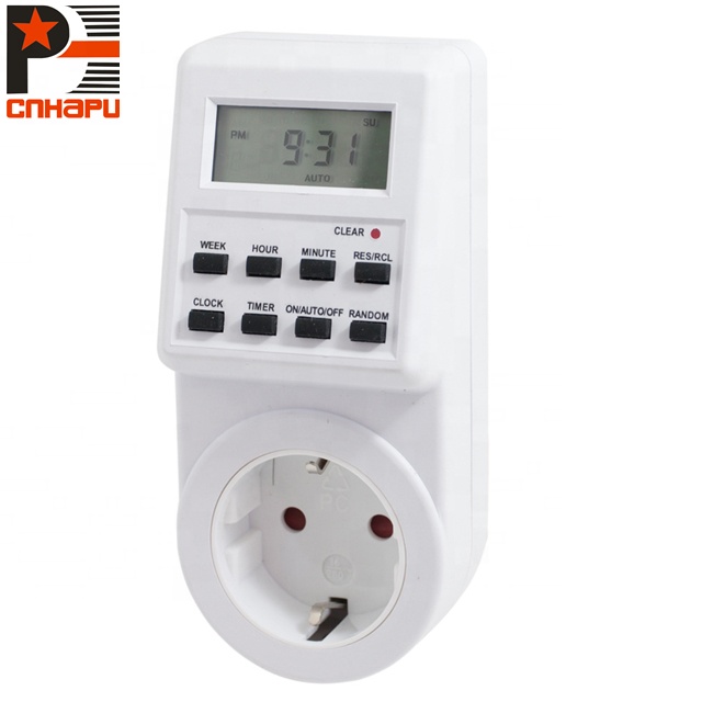 EU Socket digital switch timer weekly electric outlet timer