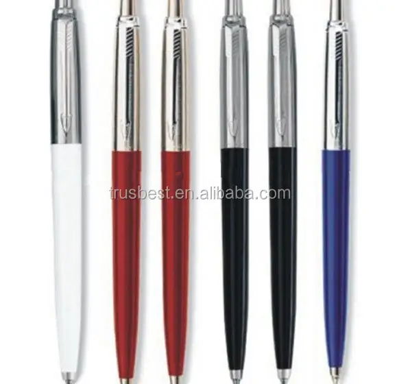 promotion metal material custom logo colorful parker jotter pen for gift