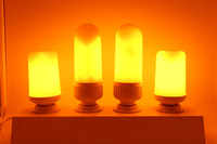 Ampoule LED E27 B22 3W avec effet de flamme de feu, lumière vacillante, décoration de noël, maison et extérieur, E27