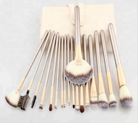 Professionnel argent 24 pièces pinceau de maquillage