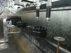 Automatique Alternatif Pulvérisation Peinture Revêtement UV Machine Ligne de Production pour Moyeu De Roue <span class=keywords><strong>Jante</strong></span> - Product Image 2