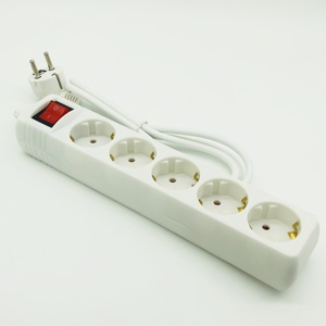 3 bis 6-fach Steckdosenleiste Israel Mehrfachstecker Elektrische Verlängerung mit Schalter - Product Image 5