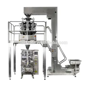 Peseur automatique à combinaison multi-têtes avec machine d'emballage verticale VFFS pour les aliments à base de chocolat et de bonbons