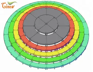 Cinow 공장 가격 운동 회전 무대 나무 라운드 무대 웨딩 판매