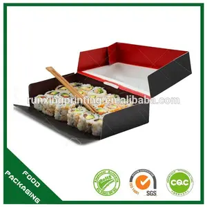 Papel barco de sushi bandeja proveedor en dongguan