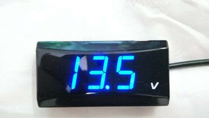 Vôn Kế Kỹ Thuật Số Tự Động, Màn Hình Hiển Thị Điện Áp LED DC 12V 24V - Product Image 2