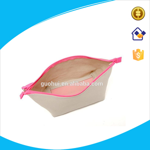 Mini algodón ecológico bolsa de lona con cremallera bolsa de cosméticos para la <span class=keywords><strong>vida</strong></span> - Product Image 2