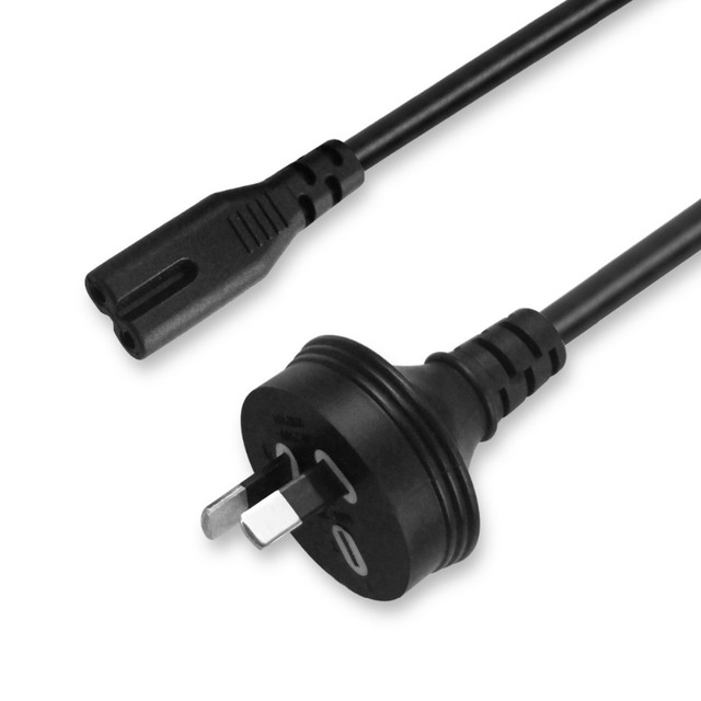 2-prong Consumer Electronics Figure 8 H03vvh2 F 2 Core Power Cable With Australian Plug
