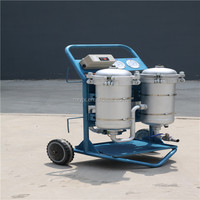 LYC-B50 série de LYC-B d'épurateur de Filtration d'huile de lubrification d'élimination de l'eau à trois étages de haute précision pour les machines de traitement des déchets