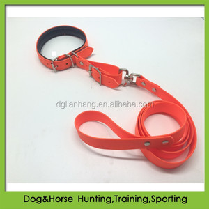 Rubans en matière plastique durable Hounds Australia-Style Solid Pattern PVC Dog Collar Leash Set Breakaway Feature Fashion - Product Image 3