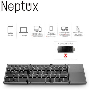 Có thể gập lại Wireless Bàn Phím <span class=keywords><strong>Bluetooth</strong></span> Với <span class=keywords><strong>Touchpad</strong></span> Cho Ipad Mackbook iphone - Product Image 5