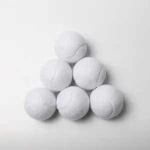 Weißer Tennisball für Training & Promotion
