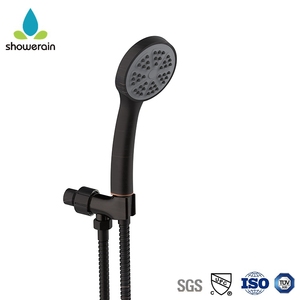 Пластиковая хромированная насадка для душа с запорным клапаном - Product Image 2