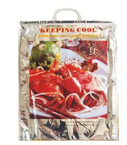 OEM Insulation bags cooler bag Heat resistant thermal packaging bags for baked roasted chicken