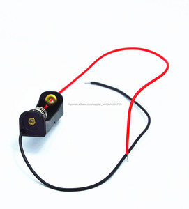 Solo N Celular (UM-5 * 1) Negro Plástico Soporte de La Batería Con Alambre de Plomo - Product Image 3
