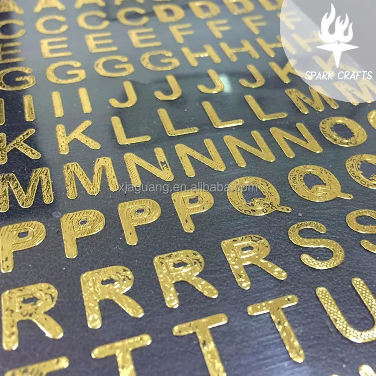 Amazon High Quality Unique Creative alphabet glitter letter sticker