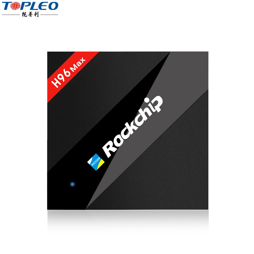 Date Commerciale H96 MAX 2 gb ram 16 gb rom android tv box firmware RK3399 avec USB3.0 slot
