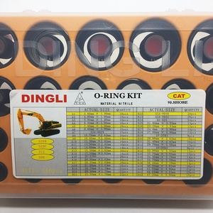 DINGLI-Kit de nitrilo para excavadora E320B E320C E312 E300, 656 piezas, resistencia al aceite, 90 Shore, 42 tamaños - Product Image 3