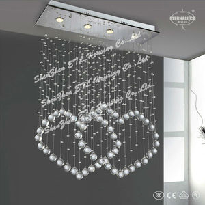 Fantaisie. 2 hearts forme 4 <span class=keywords><strong>gu10</strong></span> moderne, carré. k9 bande. etl82005 <span class=keywords><strong>lustre</strong></span> en cristal - Product Image 1