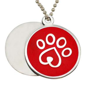 Custom Shape Blank Metal <strong>Dog</strong> <strong>Tag</strong> Sublimation Aluminum Pet <strong>Collar</strong> <strong>Name</strong> Id <strong>Tag</strong> - Product Image 4