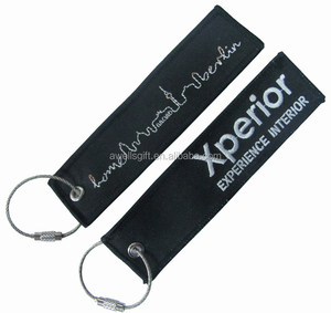 Móc Khóa Hành Lý Tag Singapore Airlines Thêu Chuỗi Thêu Số Lượng Lớn Trong Túi Poly Cá Nhân Vòng Lớn 25Mm + Lỗ Gắn AW 2C - Product Image 2