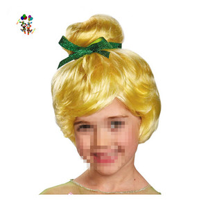 <span class=keywords><strong>Barato</strong></span> sintético <span class=keywords><strong>Anime</strong></span> Tinker Bell Rubio Color dorado niños <span class=keywords><strong>Cosplay</strong></span> pelucas - Product Image 1
