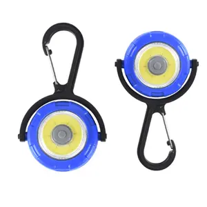 Linterna LED portátil con mosquetón, llavero de luz de emergencia, lámpara de tienda de campaña, mochila de bolsillo, luces para exteriores