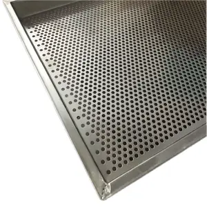 Stainless Steel Drying Dehydrator Tray / Perforated Metal Sheet Tray