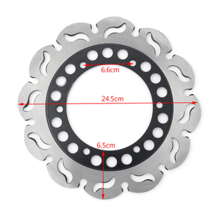 Pièces de <span class=keywords><strong>moto</strong></span> haute Performance 245mm Rotors de frein FZ 400 SRX 400 Disque de frein - Product Image 3