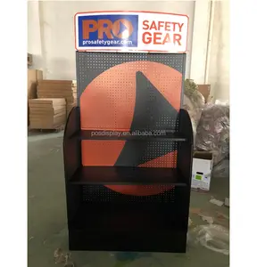 Súng hiển thị đứng phụ kiện nhiệm vụ nặng đen kệ trưng bày kim loại và đứng/hiển thị kệ cho các cửa hàng bán lẻ - Product Image 3