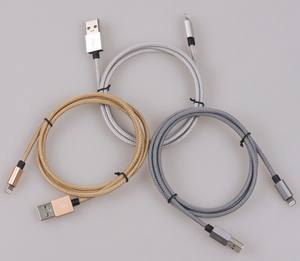 1 m <span class=keywords><strong>2</strong></span> m <span class=keywords><strong>3</strong></span> m ( OEM / ODM ) multi redondo color de nylon tela MFi cable - Product Image 4