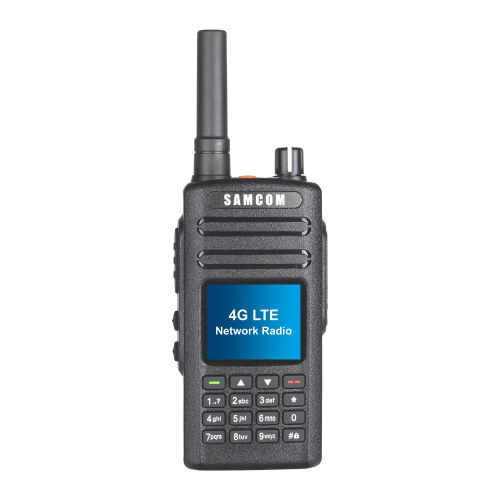 Buena calidad Walkie talkie 500 millas 4G LTE teléfono móvil dual para Radio empujar a hablar por celular.
