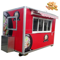 Remorque de cuisine mobile, appareil pour restauration rapide, chariot de service de restauration, livraison gratuite