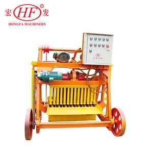 Máy Làm Khối Bê Tông Xi Măng Rỗng Xi Măng Di Chuyển Chắc Chắn Động Cơ Diesel Di Động Trung Quốc