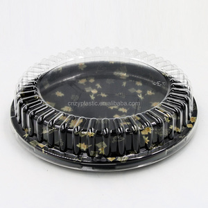 <span class=keywords><strong>Plateau</strong></span> rond en plastique jetable <span class=keywords><strong>de</strong></span> qualité alimentaire 2520A, 250 cm, couleur personnalisée, pour emporter, avec couvercle - Product Image 1