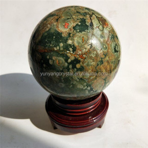 Pulido natural gran selva jasper bola <span class=keywords><strong>de</strong></span> cristal <span class=keywords><strong>de</strong></span> cuarzo esferas <span class=keywords><strong>de</strong></span> piedra - Product Image 4