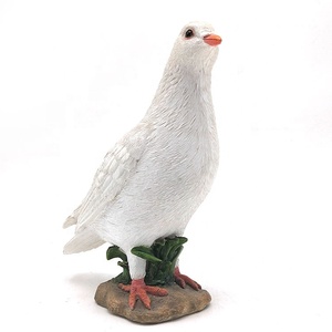 Al por mayor de diseño personalizado de la paz Decoración de <span class=keywords><strong>casa</strong></span> paloma estatuilla resina paloma blanca estatua - Product Image 1