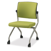 Chaise De conférence empilable Avec Roues Mobiles Chaises De Bureau