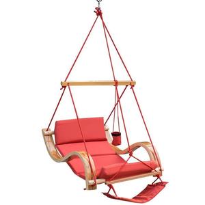 Chaise <span class=keywords><strong>hamac</strong></span> suspendue de luxe pour l'extérieur avec repose-pieds, chaise <span class=keywords><strong>hamac</strong></span> suspendue avec porte-gobelet - Product Image 1