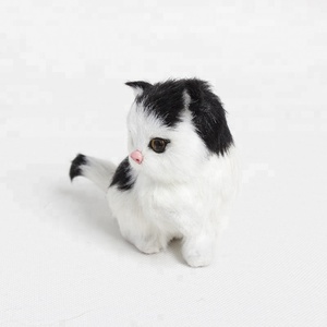 Vente flash Adorable <span class=keywords><strong>gros</strong></span> chat souriant en peluche non rembourrée Jouets en peluche pour animaux pour enfants Cadeau Décoration de la maison - Product Image 2