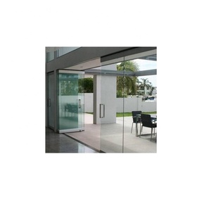 Systèmes de rails pour portes pliantes, portes accordéon intérieures, portes extérieures <span class=keywords><strong>sans</strong></span> cadre en verre, alliage d'aluminium fini <span class=keywords><strong>sans</strong></span> cadre en aluminium - Product Image 3