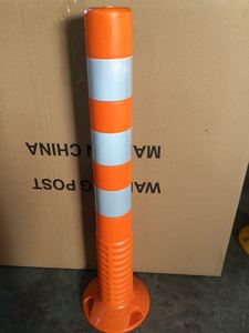 Bolardo de tráfico CE 1,2 m, poste de resorte, señales de tráfico delineador de resorte poste elástico T-<span class=keywords><strong>flex</strong></span> poste de advertencia de PU Flexible - Product Image 3