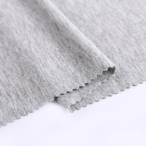 Tùy chỉnh thiết kế màu xám <span class=keywords><strong>melange</strong></span> thời trang đàn hồi polyester jersey vải lycra 2017 - Product Image 6